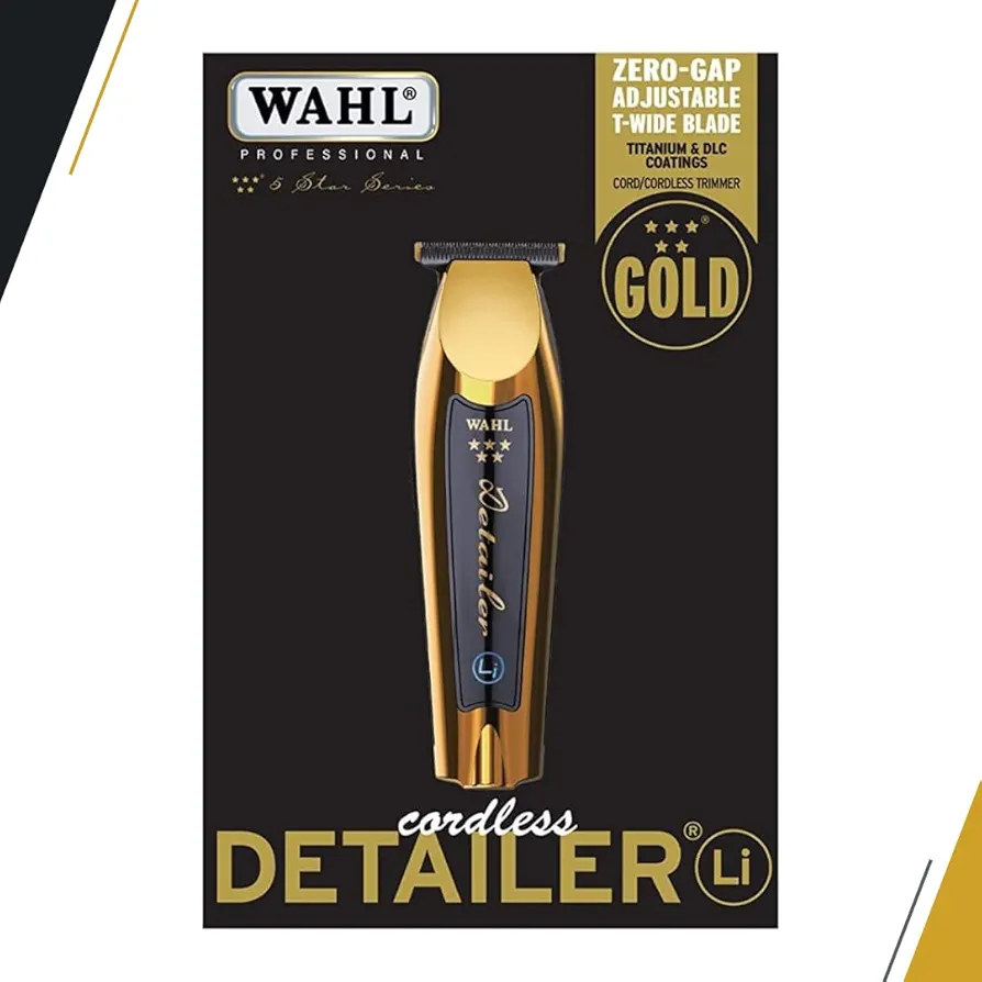 ماشین اصلاح خط زن وصفرزن وال دیتیلر گلد شارژی(جعبه مشکی اصل آمریکا)