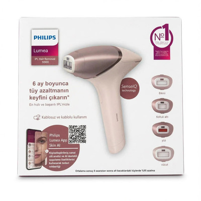 دستگاه لیزر خانگی فیلیپس لومیا مدل Philips Lumea Prestige / 9900 IPL با کیف، عینک و ژیلت شات نامحدود