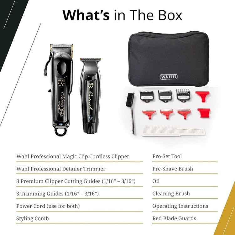 ست ماشین اصلاح وال مدل Cordless Barber Combo با تیغه تیتانیوم اصل اورجینال